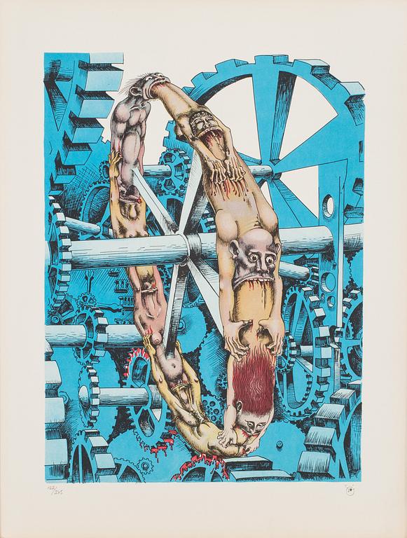 MAPP, 6 grafiska blad, "Fantastika", AH Grafik Ab, Stockholm. Signerade och numrerade 122/275.