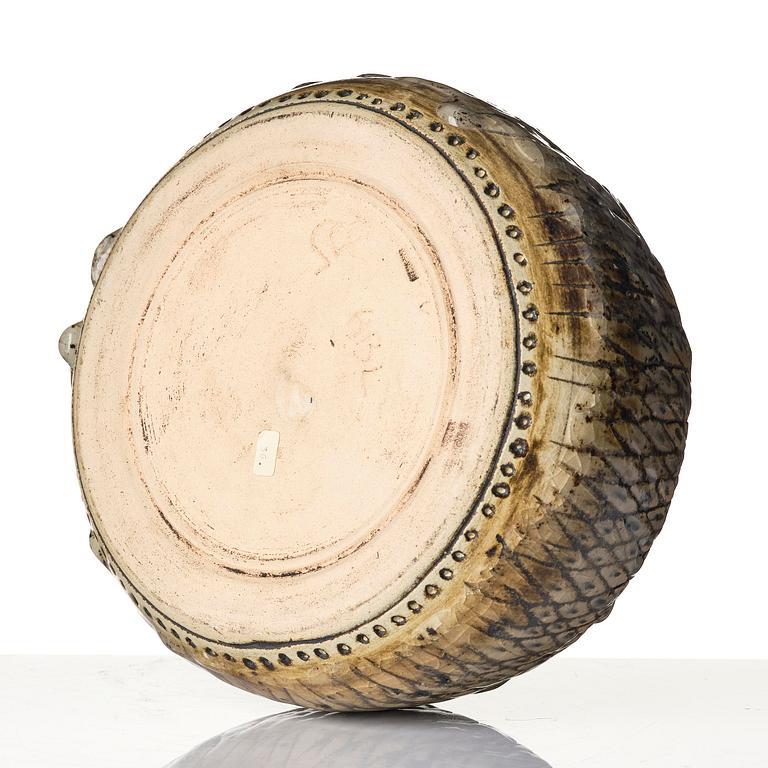 Anders Bruno Liljefors, a stoneware vase, Gustavsberg Studio 1952.