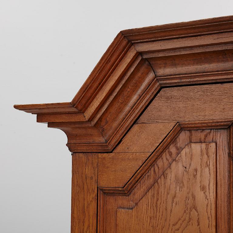 A Baroque Oak Cabinet, second half of the 18th Century.