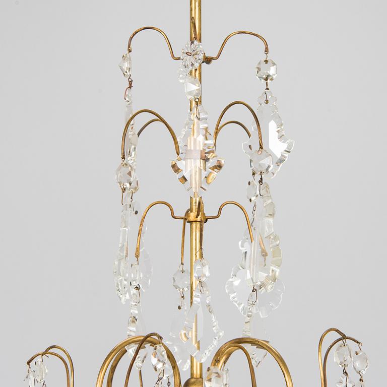 Paavo Tynell, a mid-20th century chandelier for Idman.