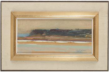 CURT VIBERG, olja på pannå, sigerad.