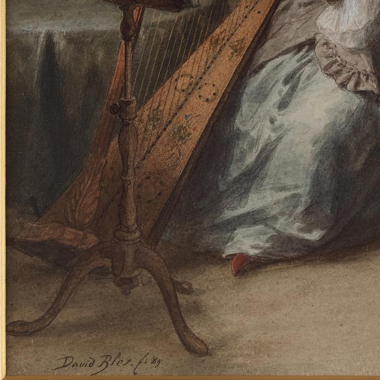 David Bles, Vid öppna spisen.