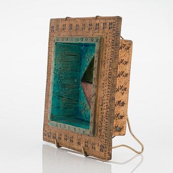 Rut Bryk, a stoneware relief signed BRYK.
