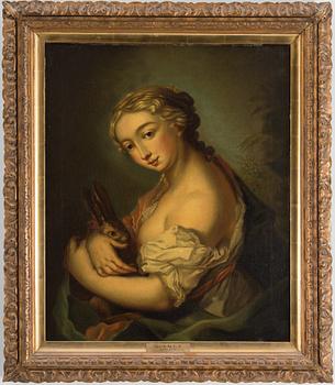 ROSALBA CARRIERA, copy after, oil on canvas, not signed, 19th century.