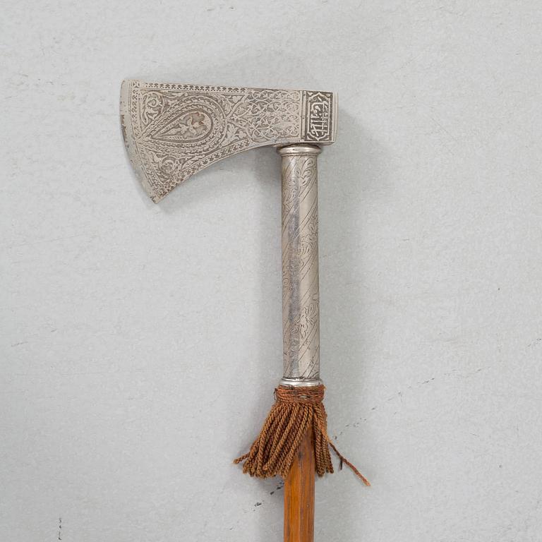 A decorative axe, early 20th century.