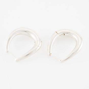 A pair of earrings, sterling silver, by Georg Jensen.
