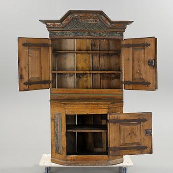 SKÄNKSKÅP, allmoge, märkt Anno 1776.