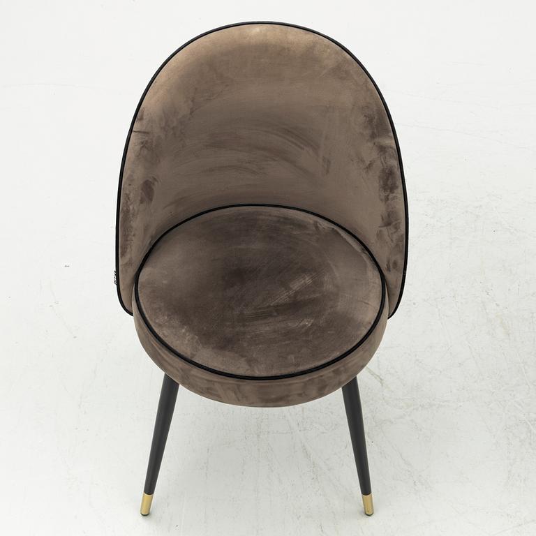 Four 'Cooper chairs, Eichholtz, contemporary.