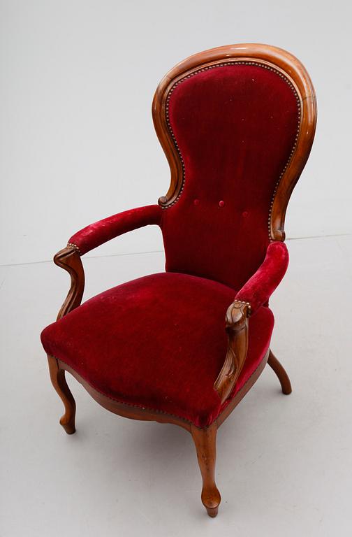 KARMSTOL, 1800-talets slut.