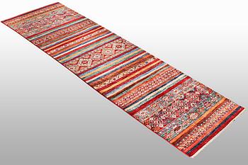 A runner carpet, Khorjin, ca 305  x 84 cm.