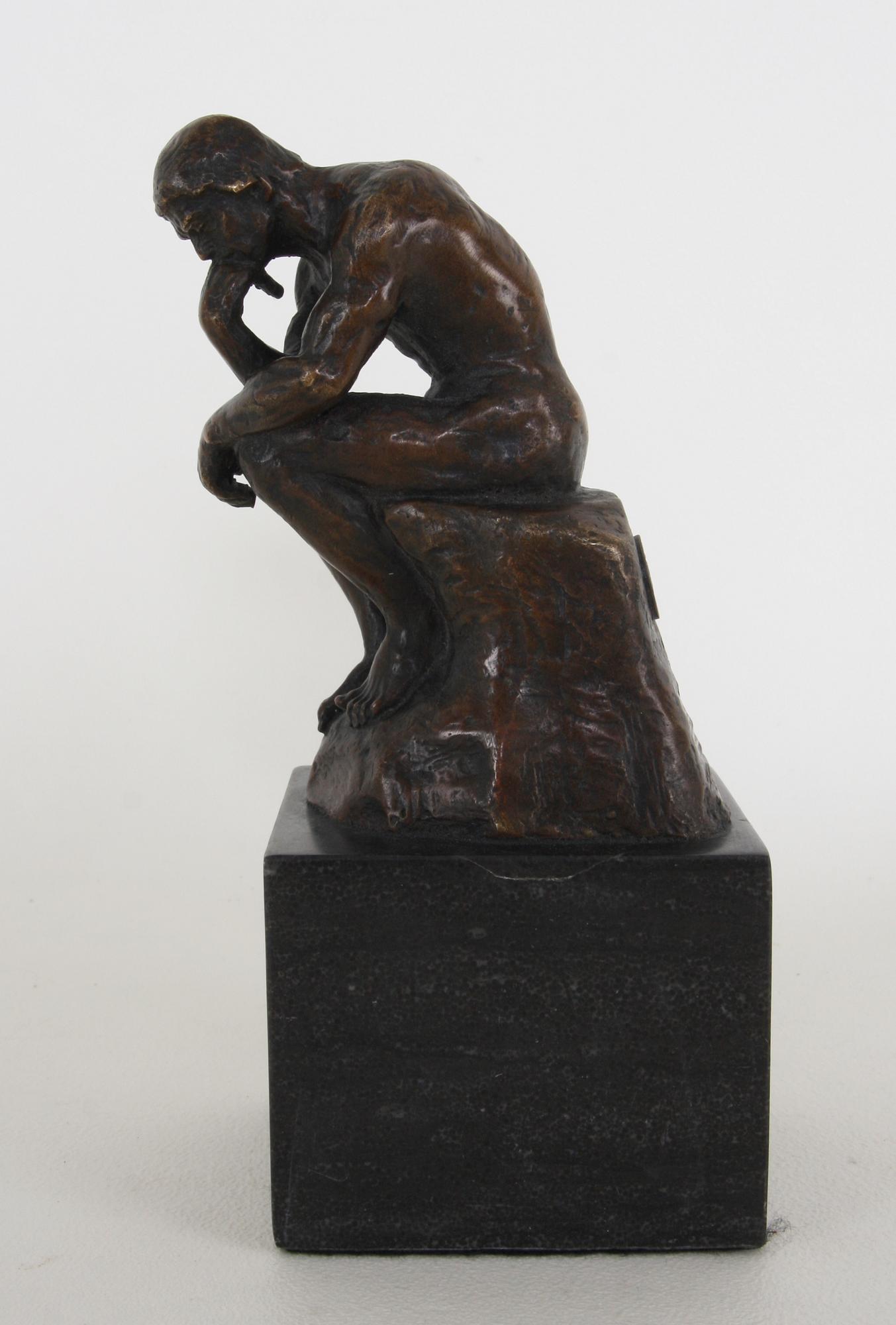 RODIN, AUGUSTE, efter. Skulptur, brons, sign.