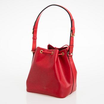 Sold at Auction: Louis Vuitton, Louis Vuitton Red Epi Leather Petit Noe  Bucket Bag