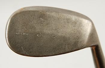 GOLFKLUBBA, Big head Niblick wedge by Spalding, ca 1910.