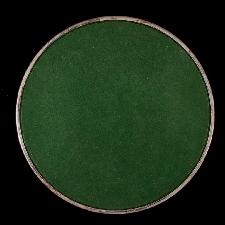 UNDERLÄGG, 12 st, försilvrade, England 1900-tal.