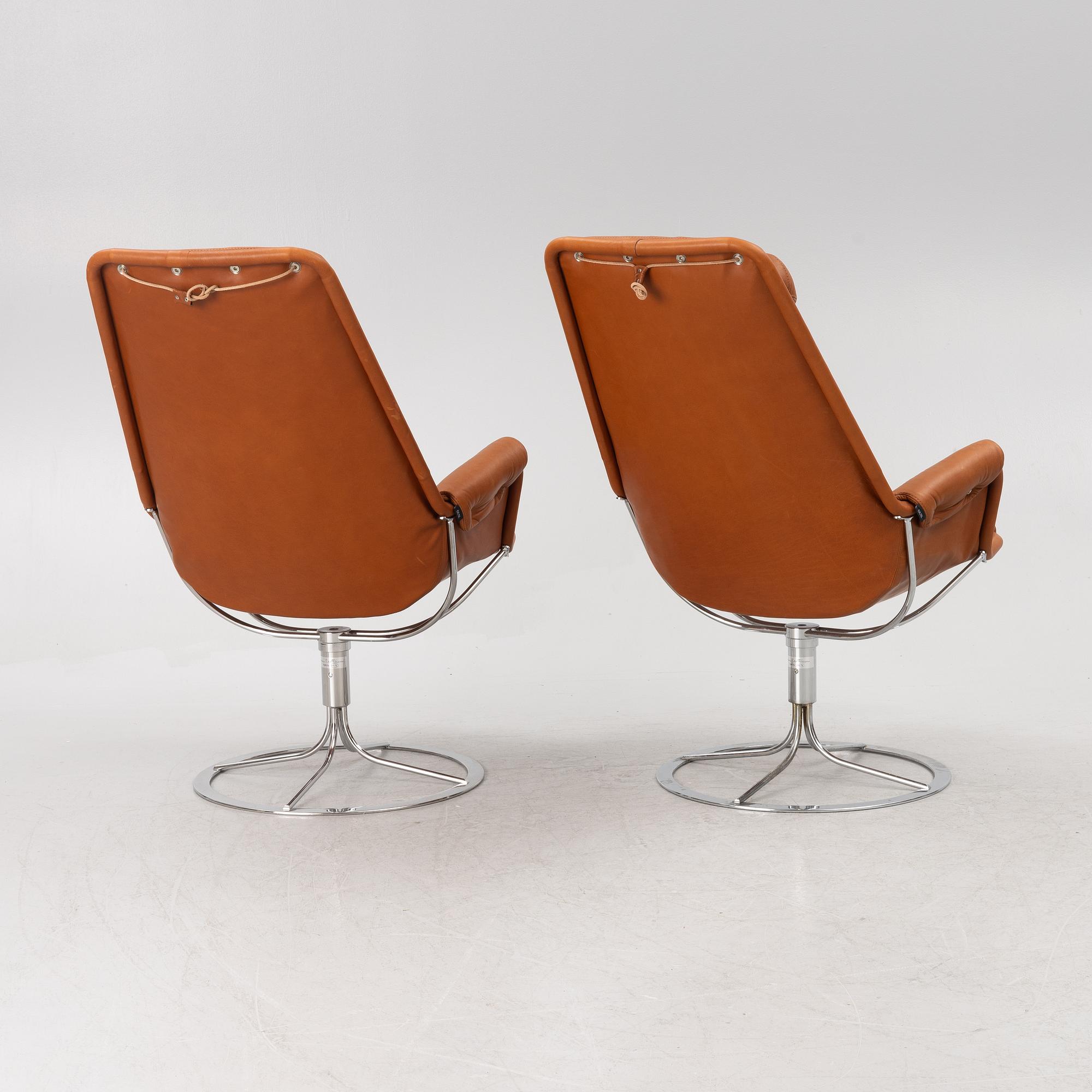 Bruno Mathsson, armchairs, a pair, "Jetson", Dux.