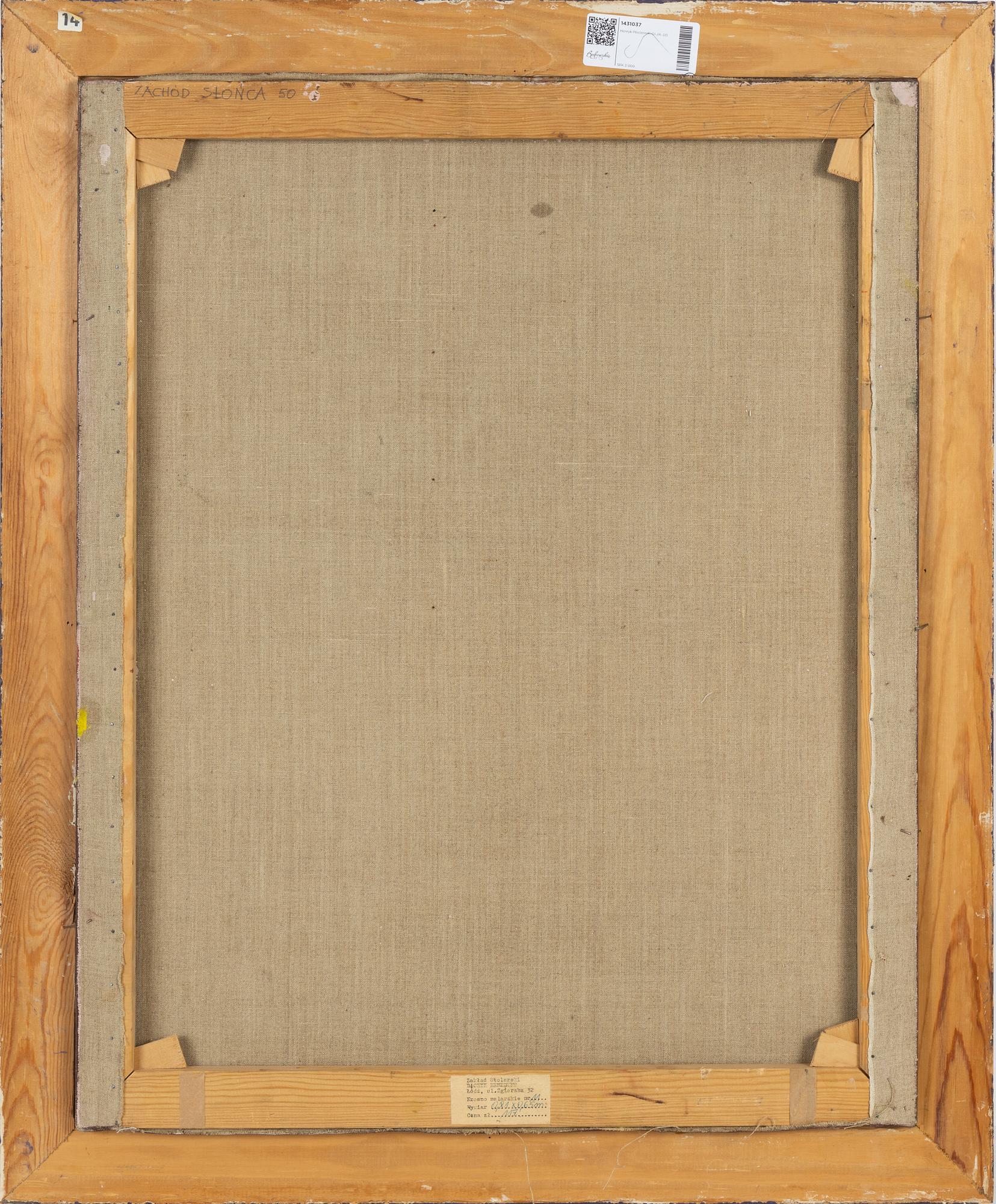 Henryk Plociennik, oil on canvas, signed and dated 1976.