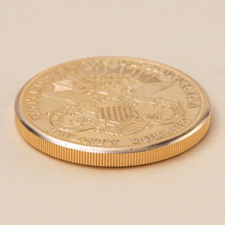 Rolex, "Coin Watch", "Twenty Dollars 1904", ca 1968.