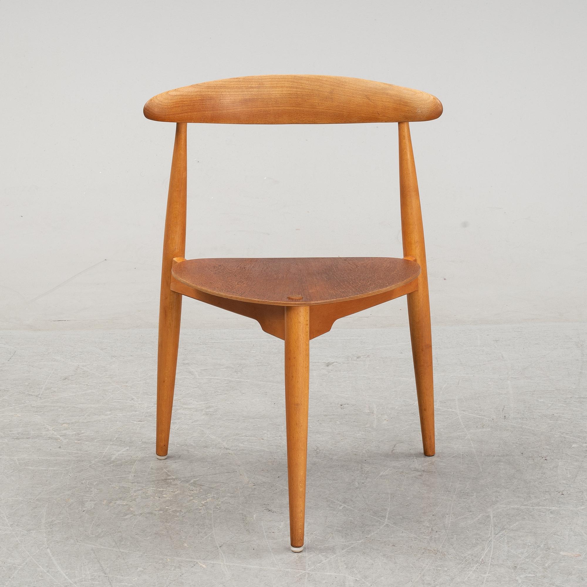 Hans Wegner, "Hjertestolen", Fritz Hansen, Danmark.