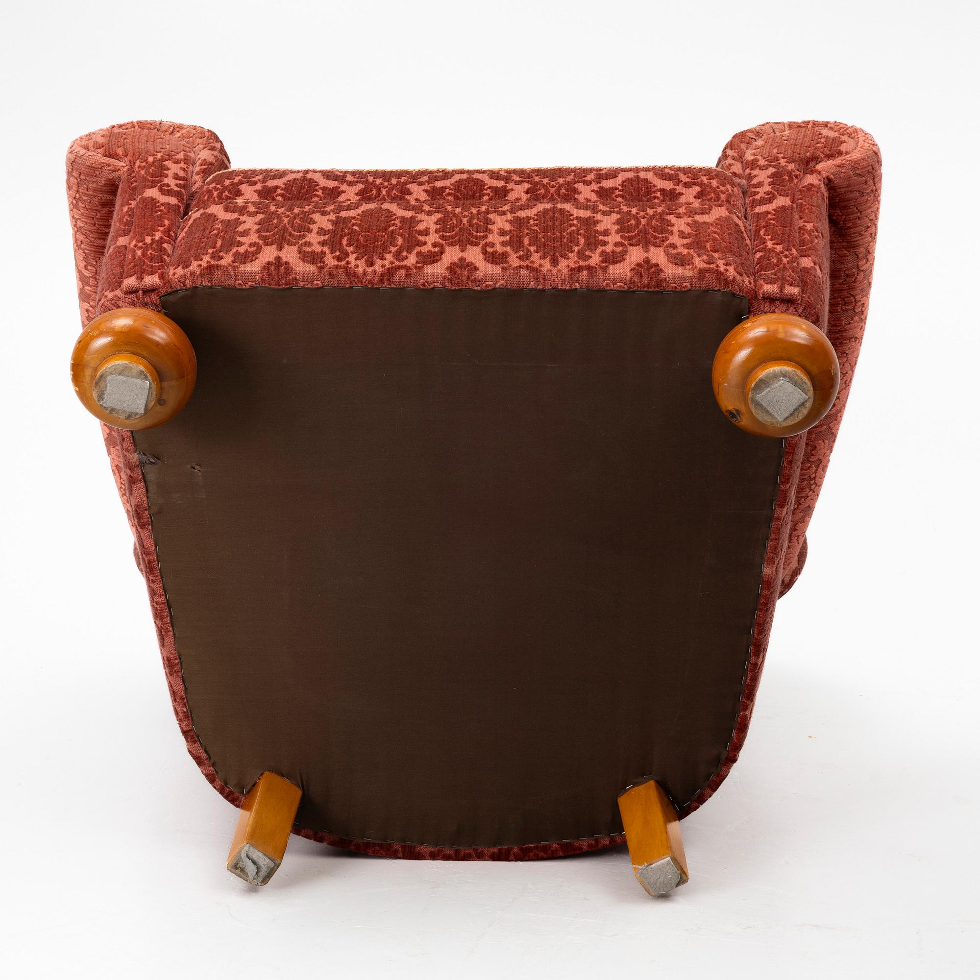 Armchairs, a pair, Swedish Modern, first half of the 20th century.