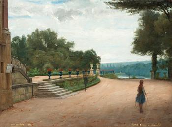 11. Nils Forsberg, Park scene from Versailles.