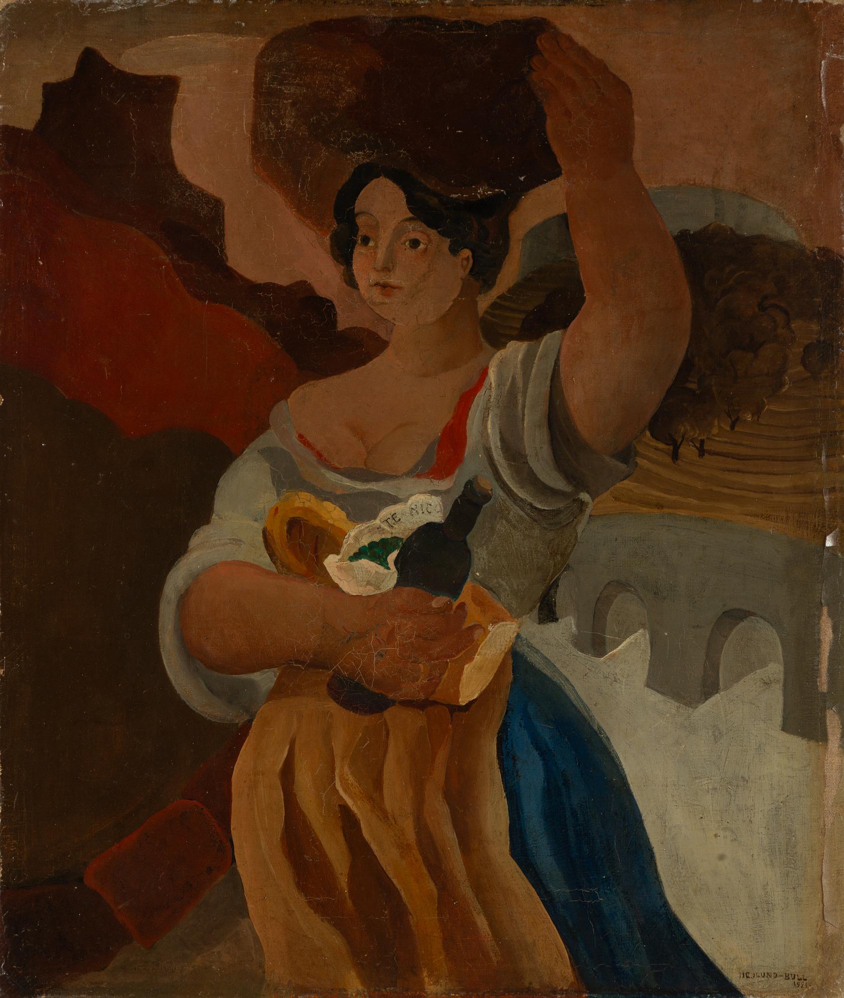 Bertil Bull Hedlund, "Figurer i Sydfranskt landskap".