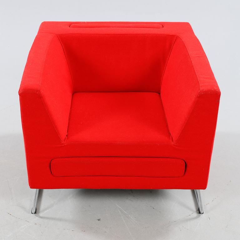 A chair, model Boxer, designed by Thomas Bernstrand for Söderbergs Möbler, made around year 2000.