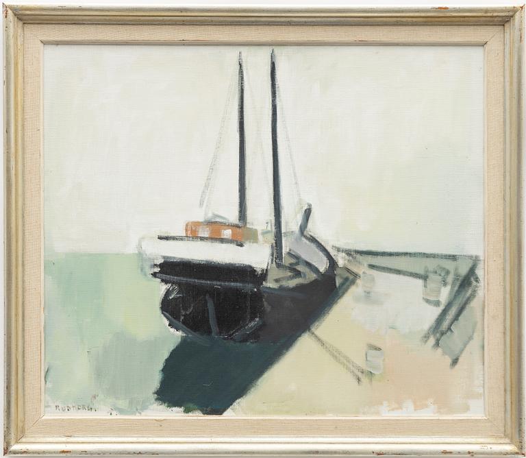 Gustav Rudberg, "Boat in backlight".