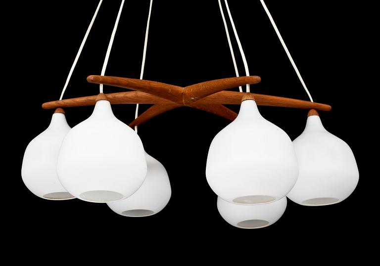 TAKLAMPA, Uno och Östen Kristiansson, Luxus, 1950-tal. Diam 60.