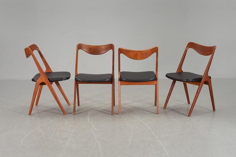 STOLAR, 4 st, Albin Johansson & Söner, Hyssna, 1950/1960-tal.