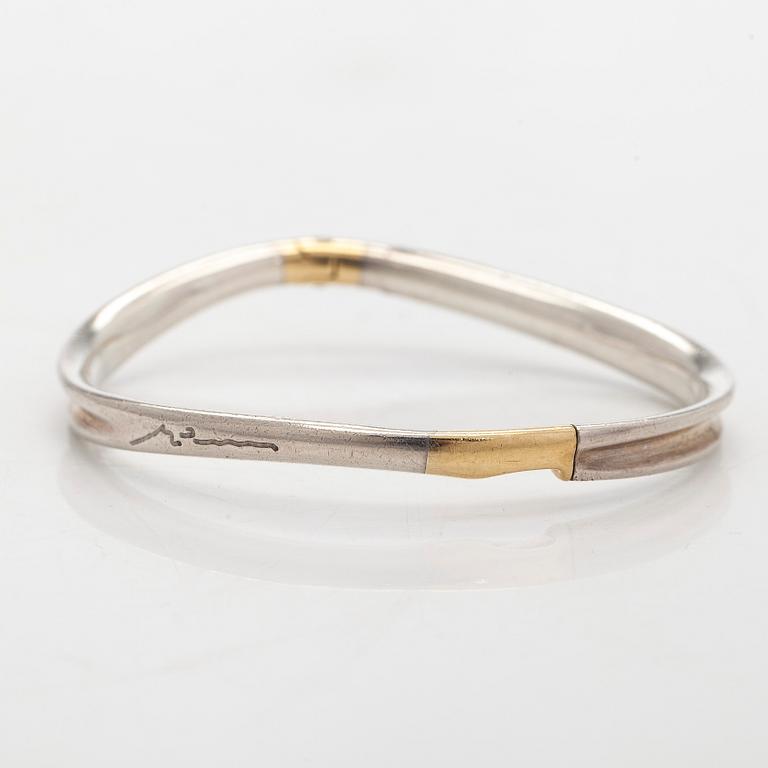 Minas Spiridis, armring, silver, Georg Jensen.