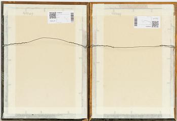 Roberto Matta, "Fous riez", 2 pcs.