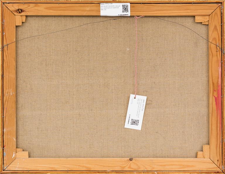 PER-OLOF OLSSON, olja på duk, signerad och daterad 1986.