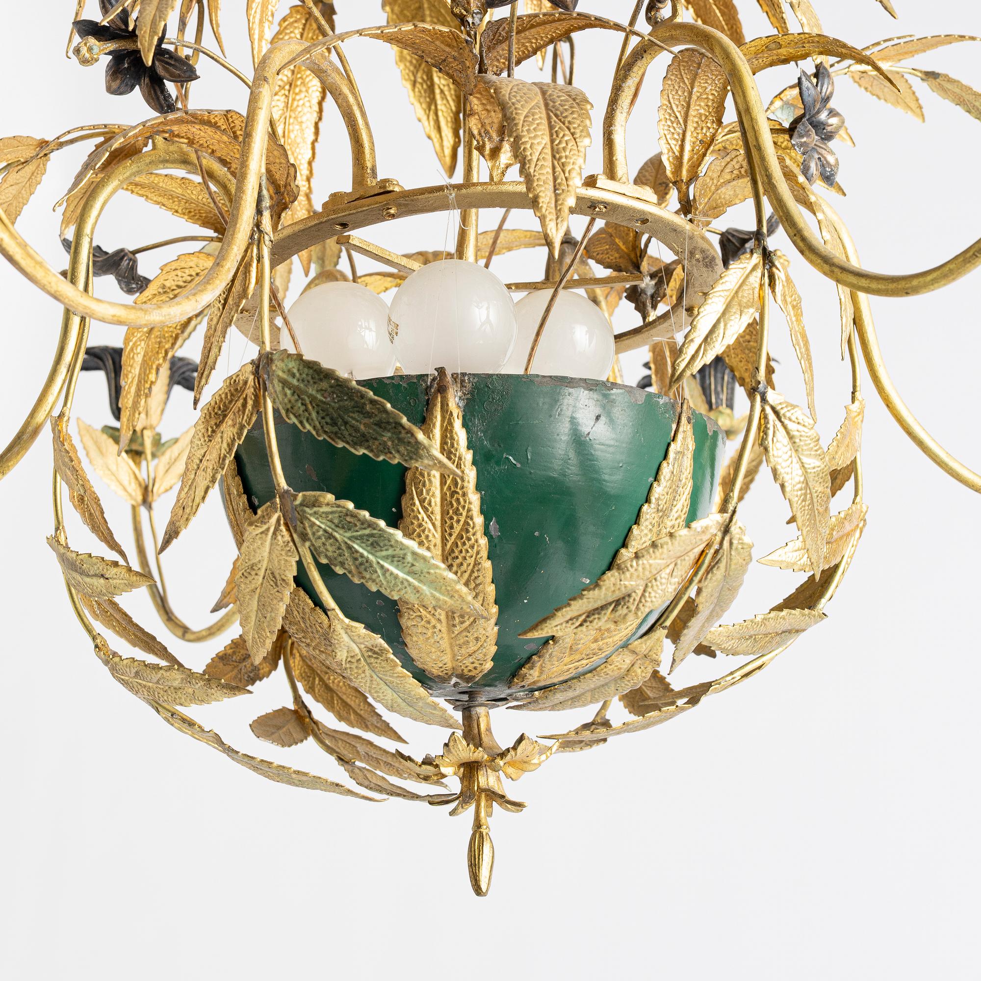 An early 20th century chandelier.