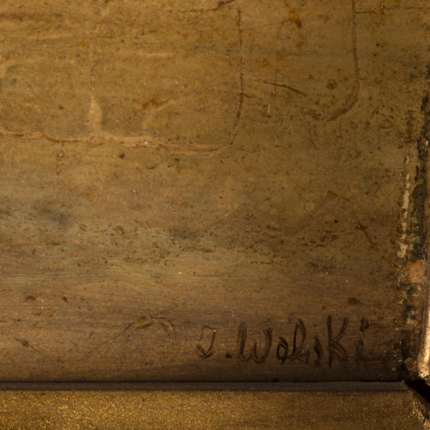 Oil on canvas, signed J Wolski.