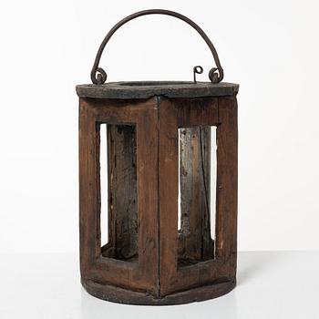 Lantern, folk art, 19th century.