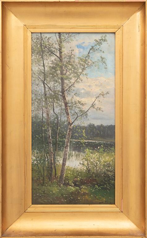 Severin Nilson, Björkar vid vattendrag.