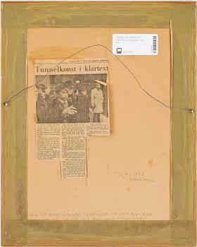 SIRI DERKERT, kolteckning på papper, sign.