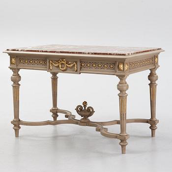 A Louis XVI-style table de milieu, first part of the 20th century.