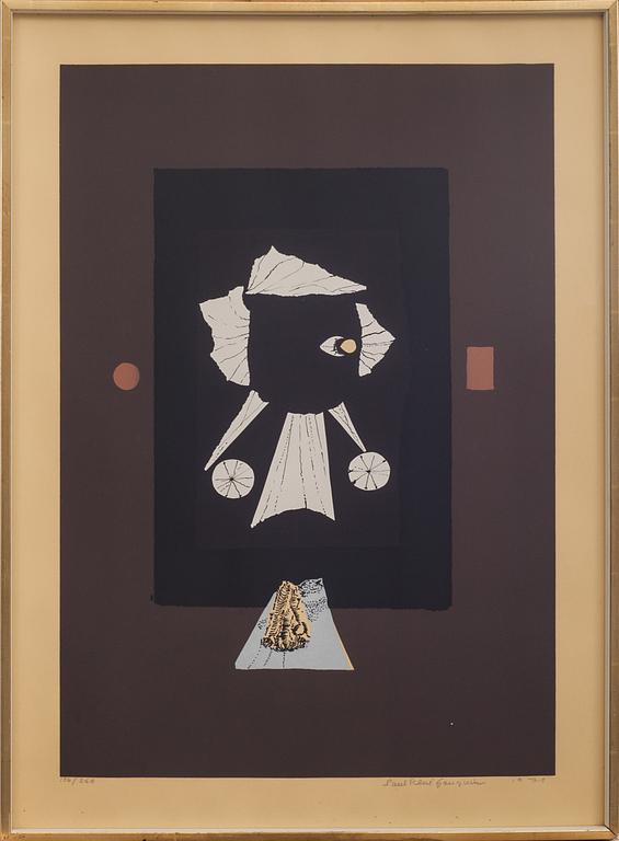 PAUL RENÉ GAUGUIN, färglitografi, signerad och numrerad 136/260 och daterad- 1971.