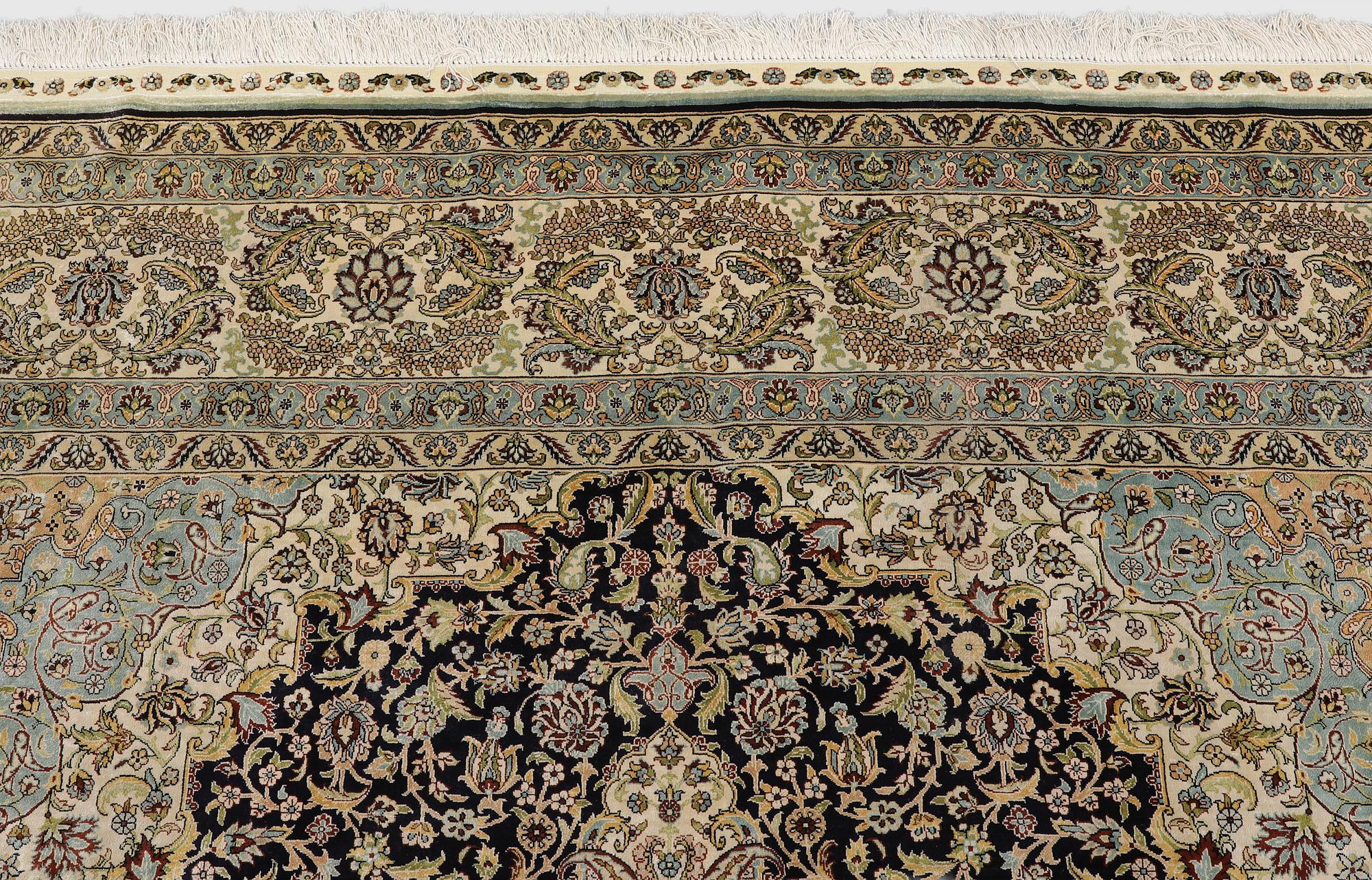 Rug, Oriental silk, 275 x 185 cm.
