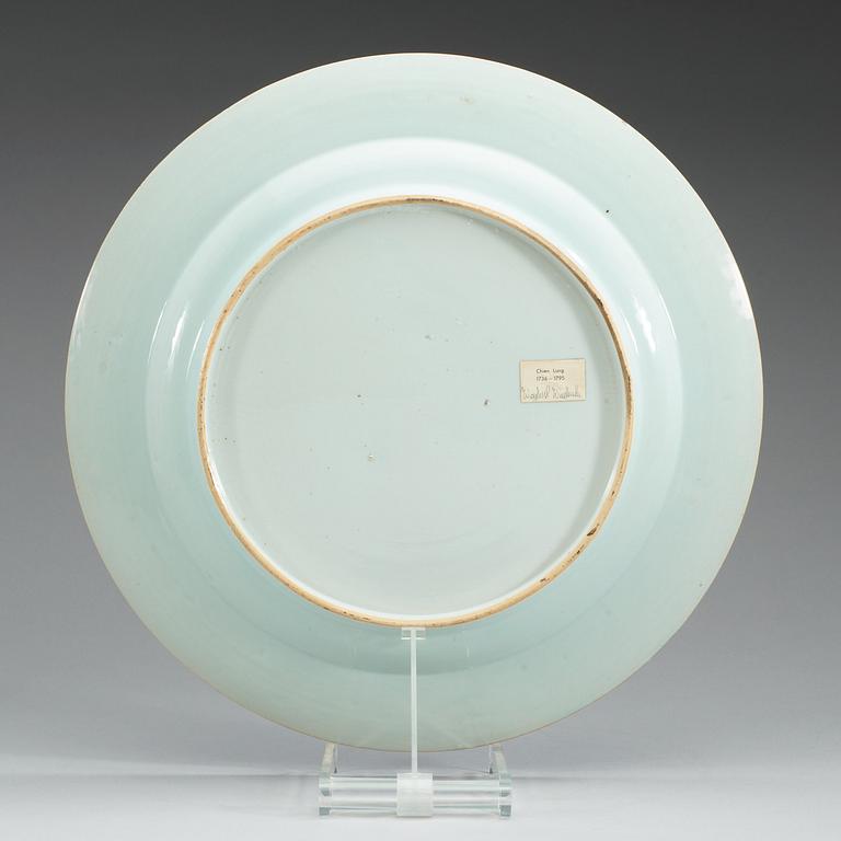 FAT, kompaniporslin, Qing dynastin, Qianlong (1736-95).