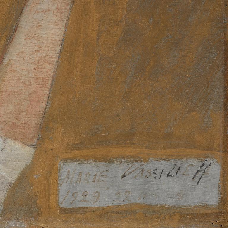 Marie Vassilieff, "Pierrot, sa maman et son chat".