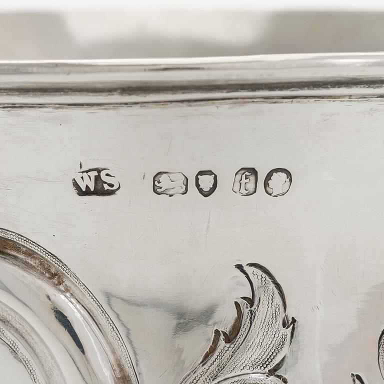 William Smily, a sterling silver Goblet, maker's mark of William Smily, A B Savory & Sons, London 1861.