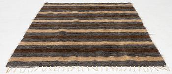 A Turkish 'Mohair' rug, c. 200 x 133 cm.