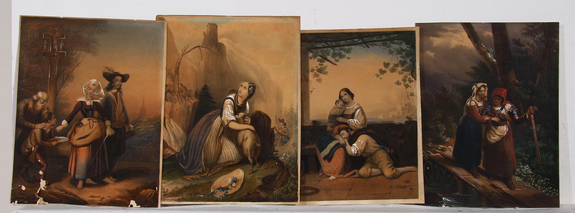 PARTI GRAFIK, 20 delar, 1600-1900-tal.
