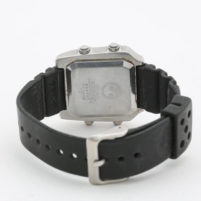 SEIKO, Silver Wave, wristwatch, 36 mm,