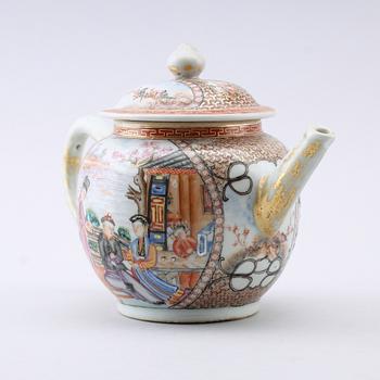 TEKANNA, porslin, Kina, Qianlong (1736-1795).