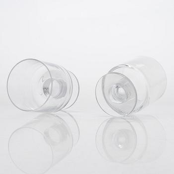 Timo Sarpaneva, set of 12 'Triennale' drinking glasses for Iittala. In production. 1996 - 1997.