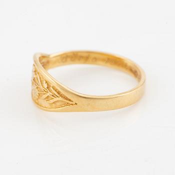 Ring 18K gold.