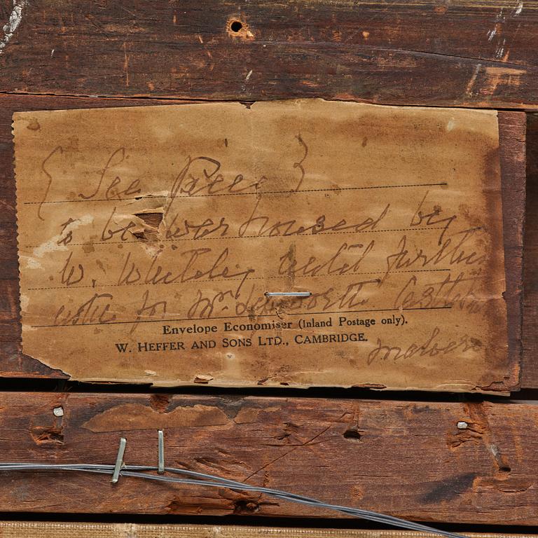 James Edwin Meadows, Sailing boats in rough weather by the coast with a lighthouse.